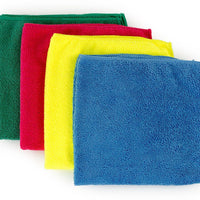Microfiber all purpose cloths sold by Summit Distribution and Cleaning Supplies