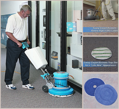 Bonnet Machine Carpet Cleaning (Carpet Bonnets) | Conventional - Speed-Trek® Bonnet ...
