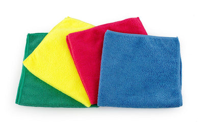 Microfiber all purpose cloths sold by Summit Distribution and Cleaning Supplies