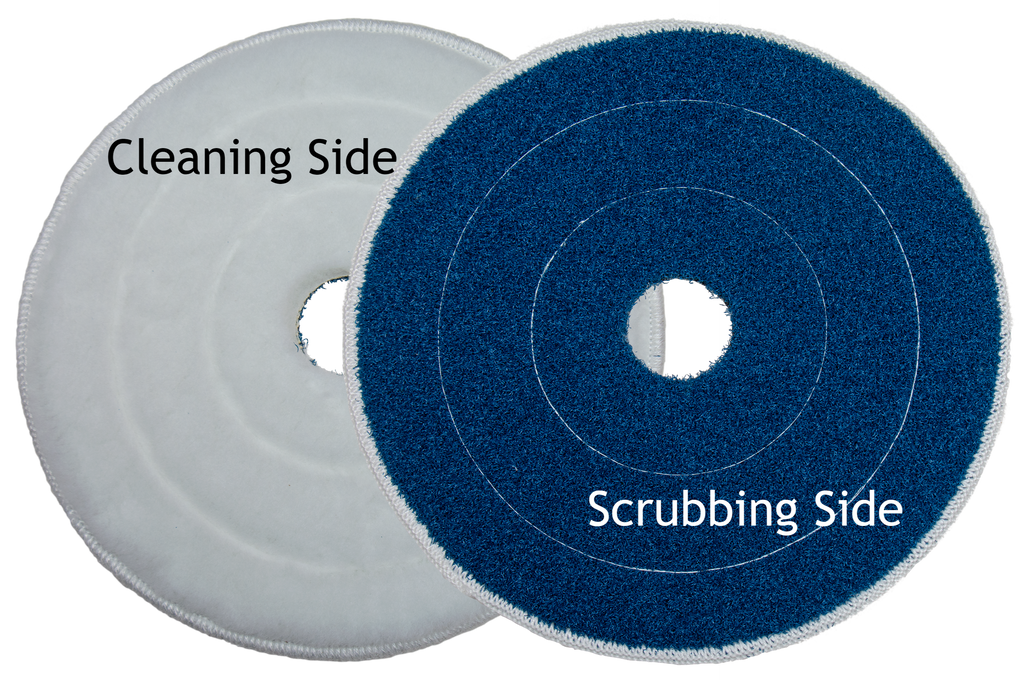 Polar Scrub plus Synthetic Turf Pad. Eliminates 80% of floor pad colors/types/sku’s